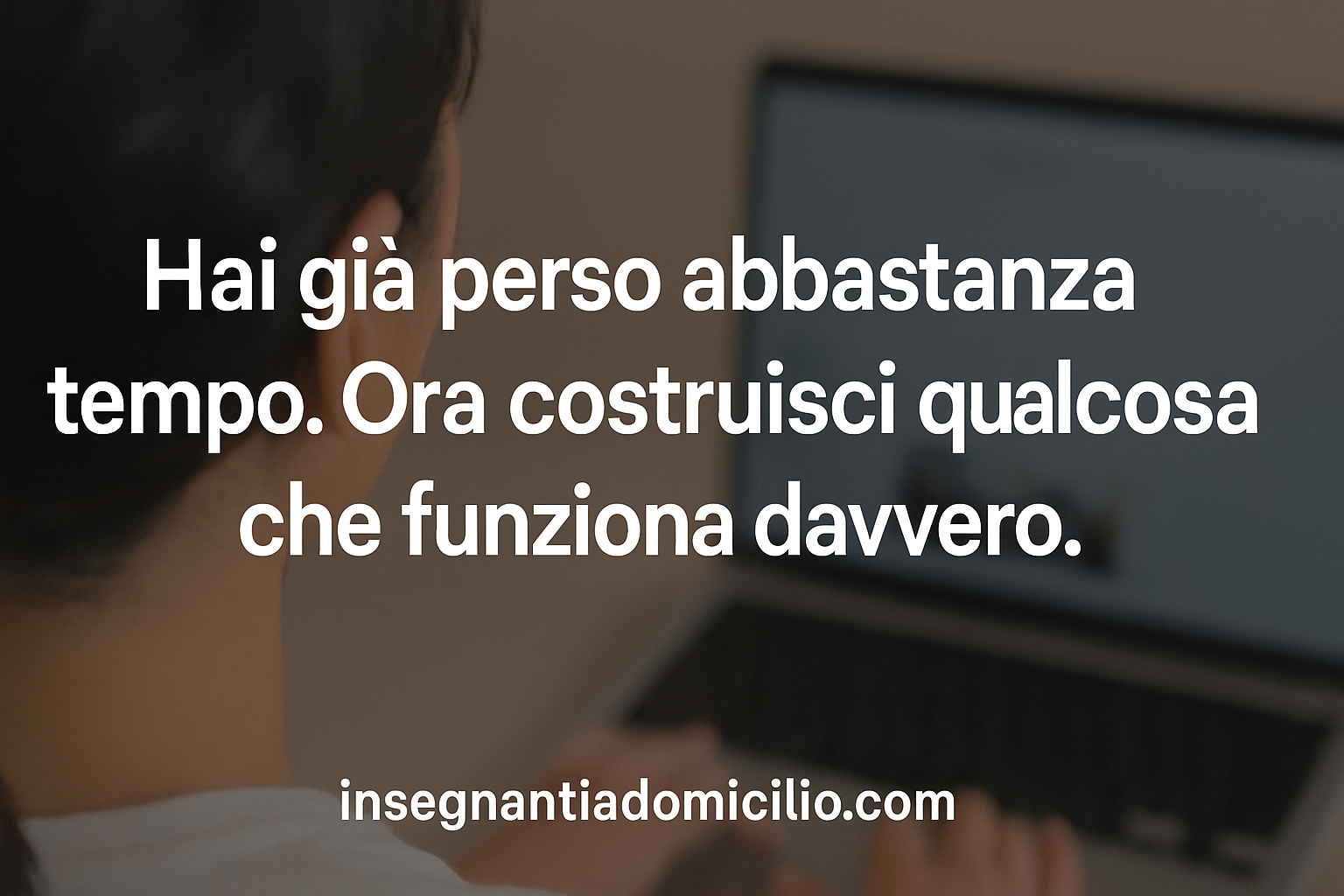 Costruisci qualcosa che funziona